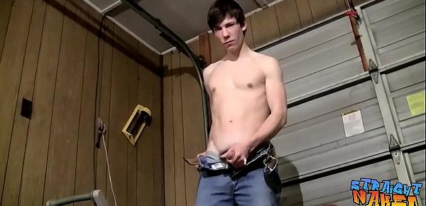  Hot cowboy twink Cooper Reeves jacks off and teases fans